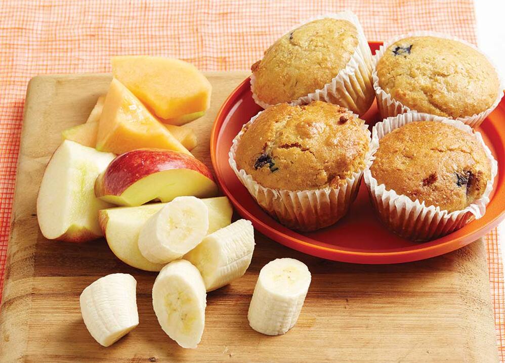 Apple Blueberry Muffins