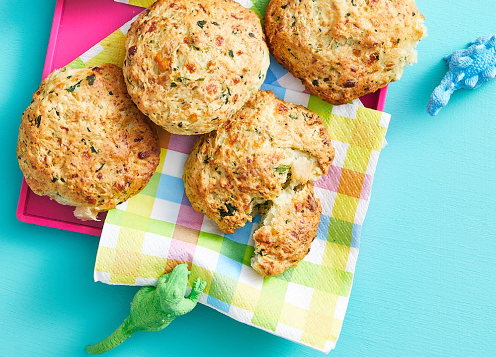 Pear Ricotta Spinach Wholemeal Scones